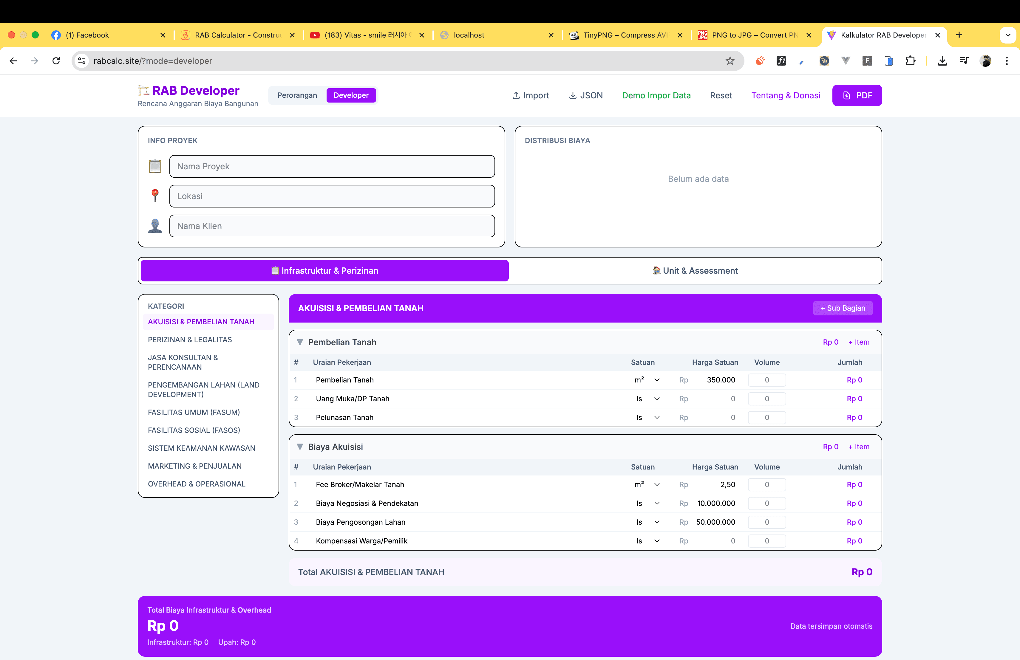 RAB Calculator screenshot 1